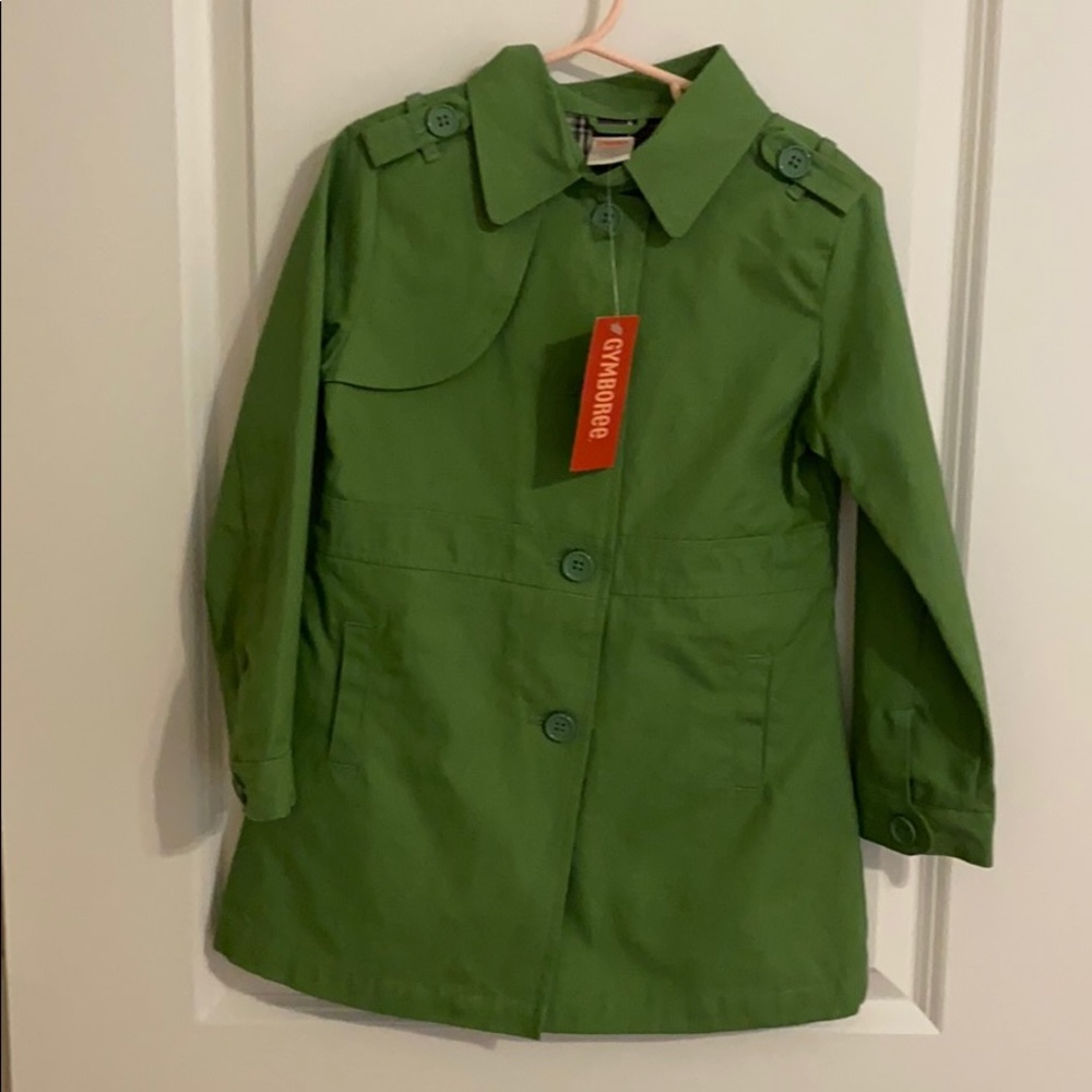 Gymboree girls jacket green size 5 6